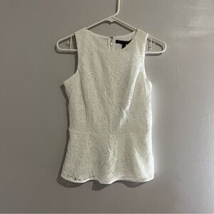 White House Black Market Fitted Peplum Blouse